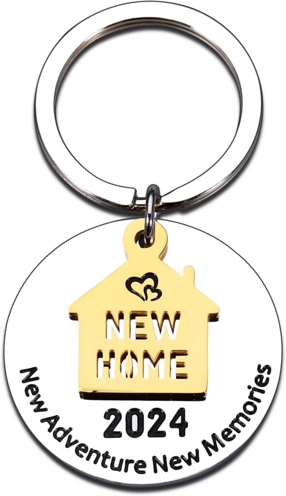 New Home Keychain 2024, New Apartment Gifts, New House Gift Ideas, House Warming Gifts New Home Women, Closing Gifts for Home Buyers, Housewarming Gifts for Men Women, Home Gifts for Housewarming