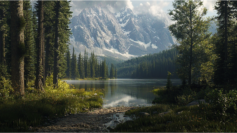 A beautiful view of a national park in the United States