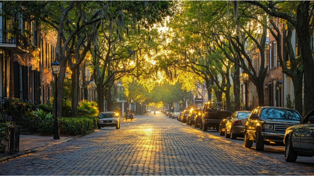 A street in Savannah, Georgia