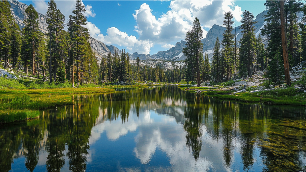 A beautiful view of a national park in the United States