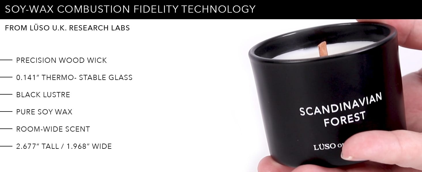 Lüso of London Rugged Forest Candle Collection Trio Set