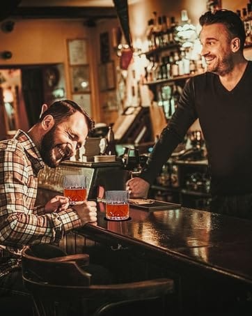 whiskey glasses for men