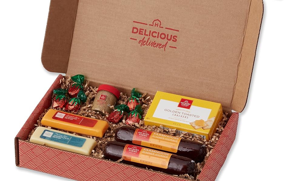 Hickory Farms Farmhouse Sausage & Cheese Medium Gift Box