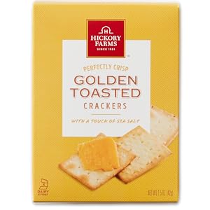golden toasted crackers