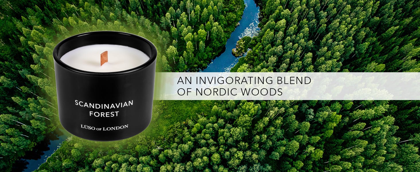 Lüso of London Rugged Forest Candle Collection Trio Set