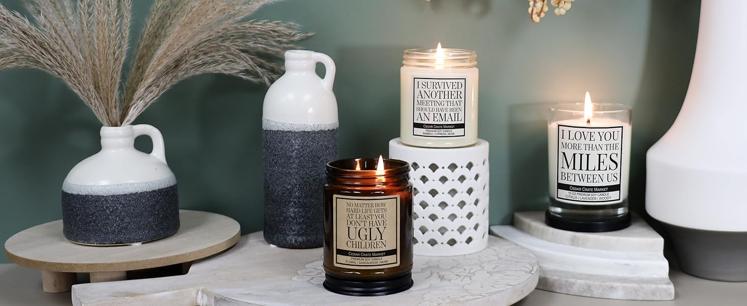 Cedar Crate Market Candles 