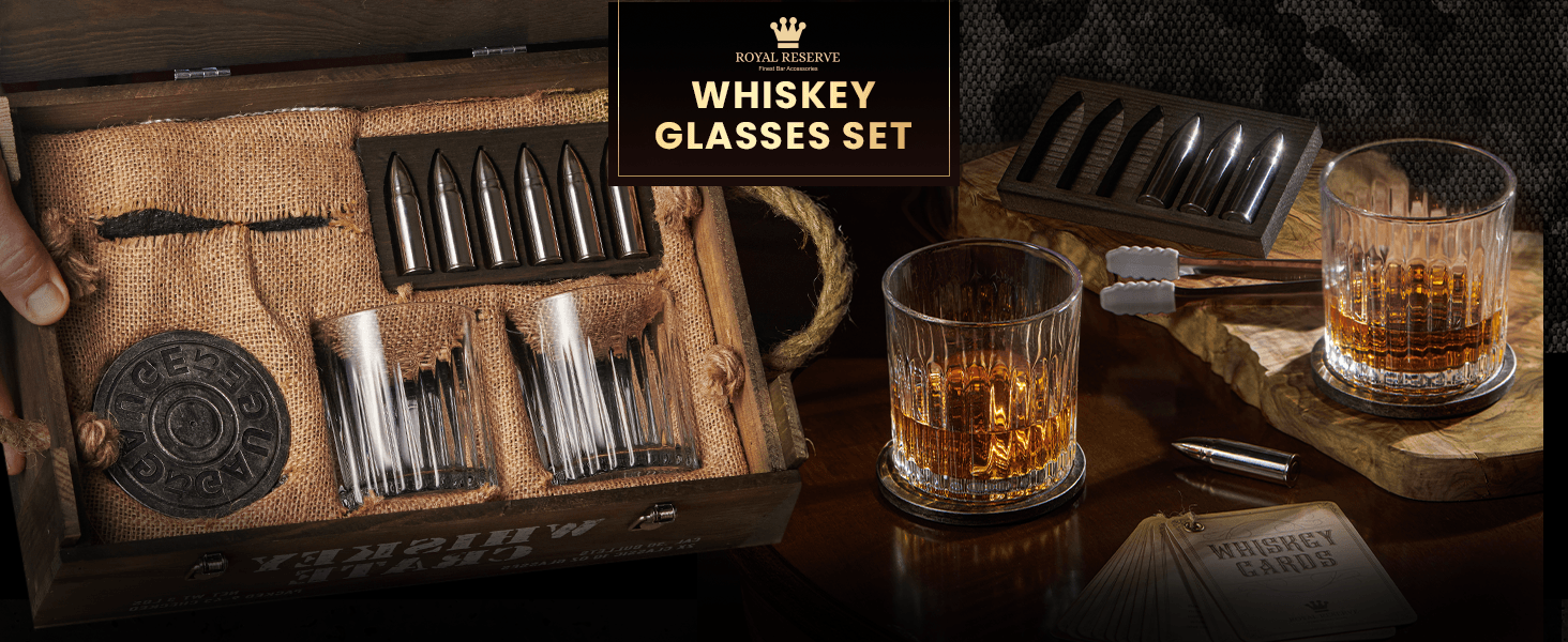 Whiskey glasses set