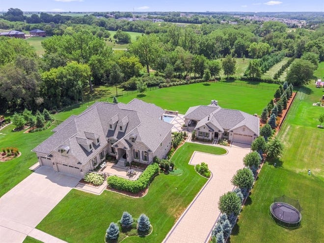 This home on Brookview Drive in Urbandale sold for $2 million in 2020 and $3.15 million in 2024.