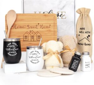 YLOVAN House Warming Gifts New Home (11 Piece Set), Unique Housewarming Baskets for Couples, Clients, Women, Men, Closing Gift for Home Buyers Realtors, Welcome First Apartment Essentials Ideas