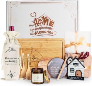 House Warming Gifts New Home,11 Pcs New Home Gift Ideas Basket,Housewarming Gifts,Closing Gifts for Home buyer,Couple, Women,New Homeowners