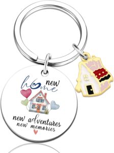 House Warming Gifts House Key chain New Home Keychain For Women Men New Home Gift Ideas Gift For New Homeowners New Apartment Gifts For Women Men