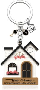 House Warming Gifts New Home Gift Ideas Acrylic House Keychain Gifts for New Homeowners Housewarming Gift for Women Couple First Homes Apartment Owners Closing Present for Realtor