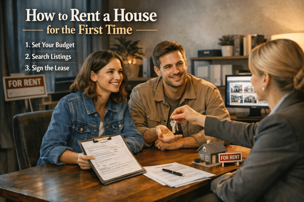 how to rent a house for the first time