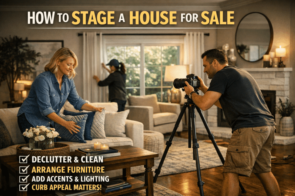 How to stage a house for sale