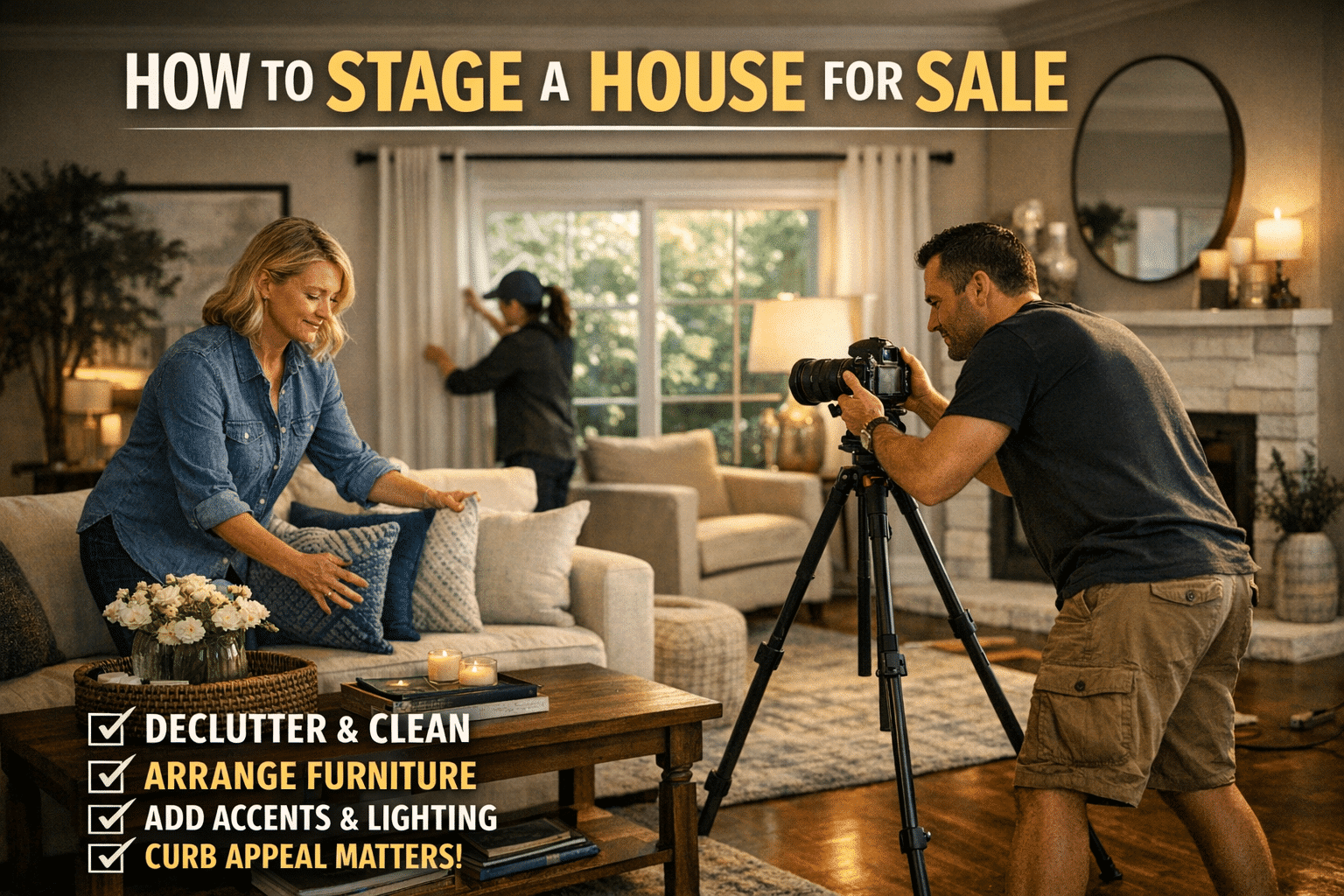 How to stage a house for sale