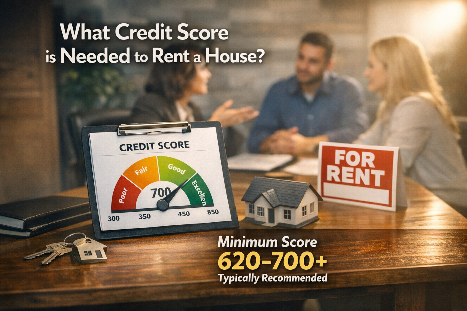 what credit score is needed to rent a house