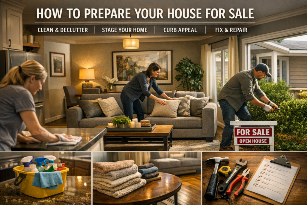 how to prepare your house for sale