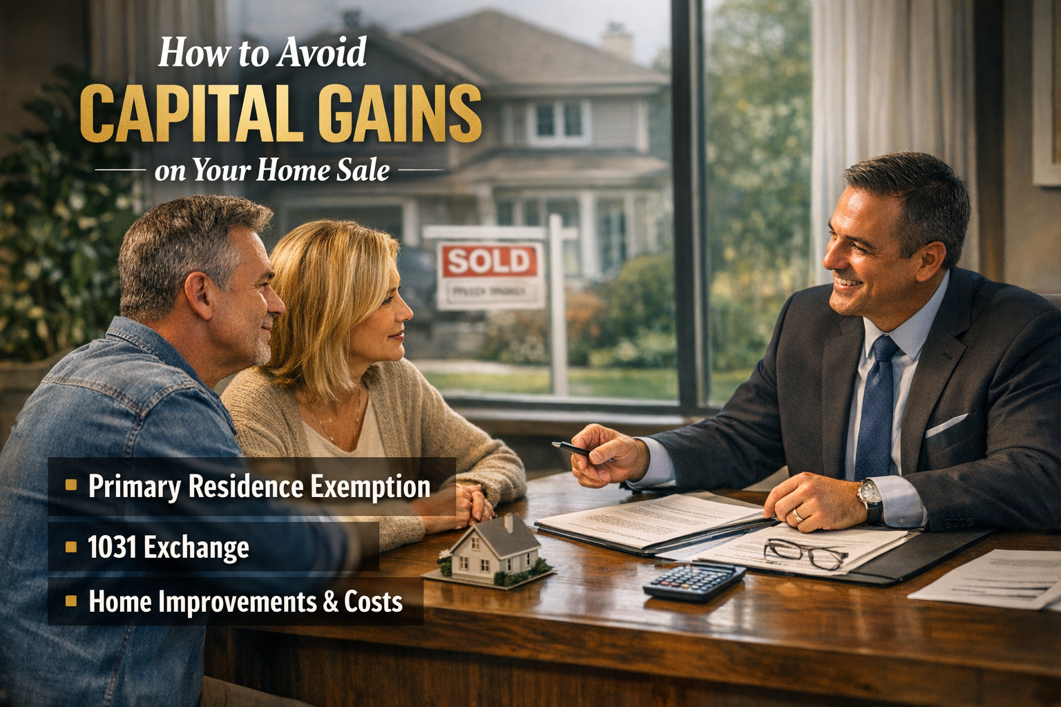 how to avoid capital gains on house sale