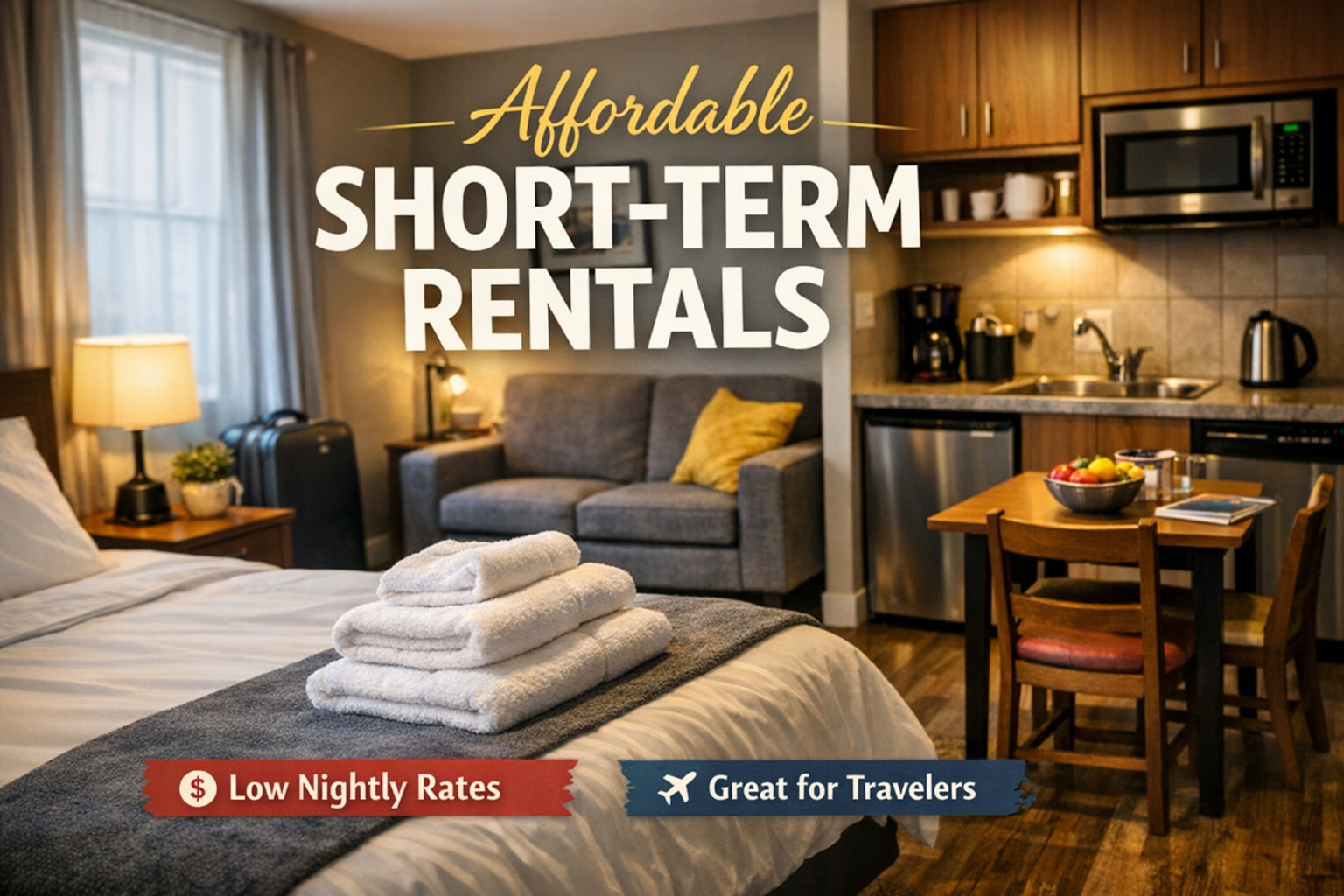 inexpensive short term rentals