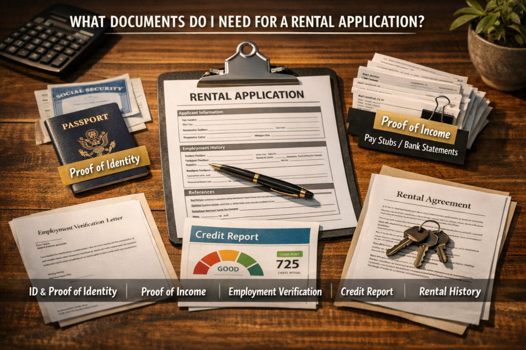 what documents do i need for a rental application