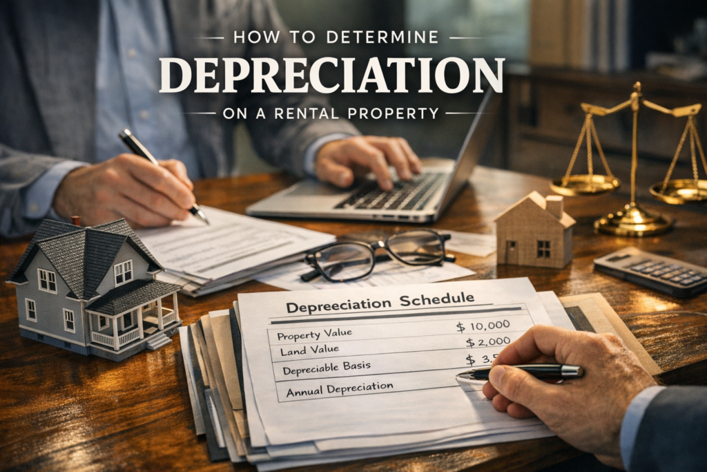 how do you determine depreciation on a rental property