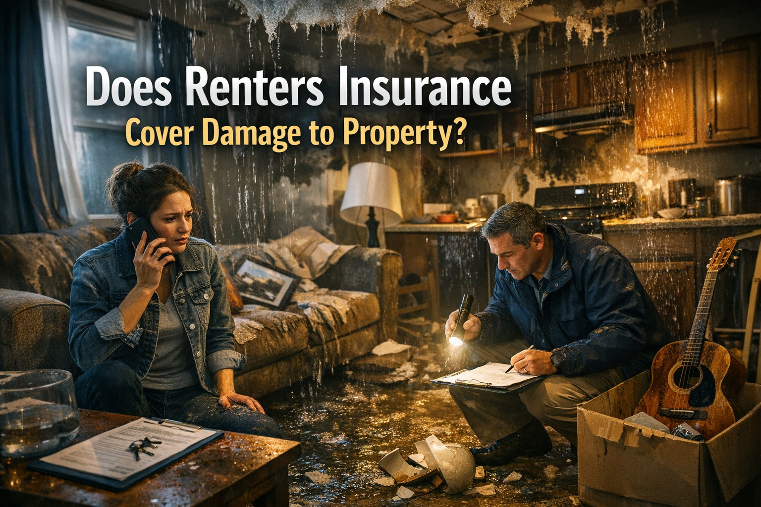 does renters insurance cover damage to property
