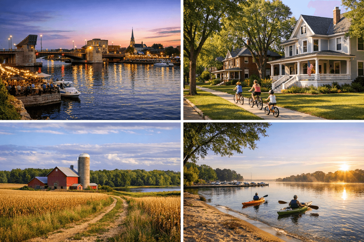 Exploring Oshkosh's Diverse Neighborhoods and Regions