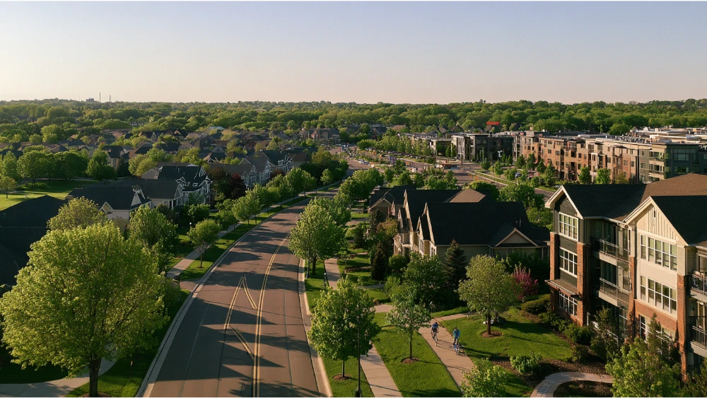 Eden Prairie Minnesota suburban neighborhoods, lakes, parks, and everyday community life