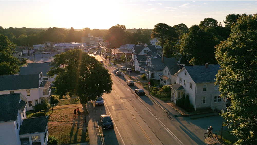 Everyday residential and downtown life in Westborough Massachusetts