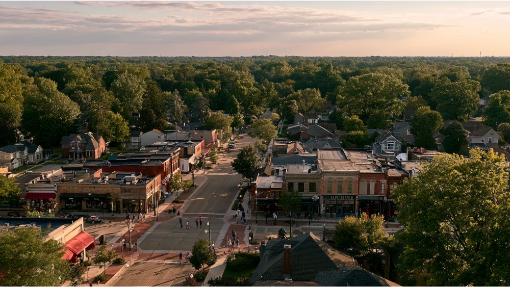 Northville Michigan downtown, historic neighborhoods, and suburban community life