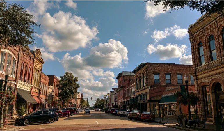 Hattiesburg Mississippi downtown, historic neighborhoods, parks, and everyday city life