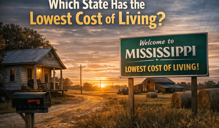 what state has the lowest cost of living