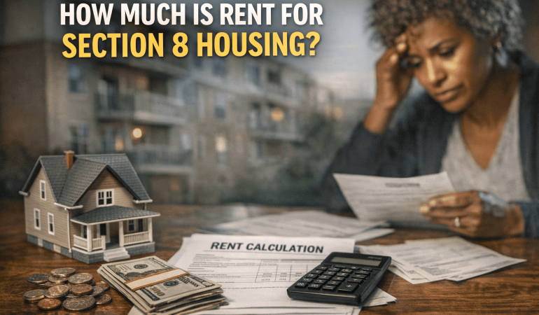 how much is rent for section 8 housing