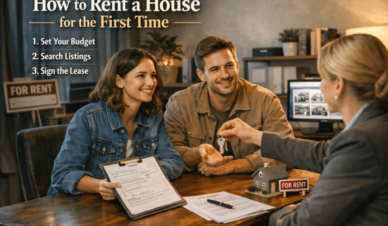 how to rent a house for the first time