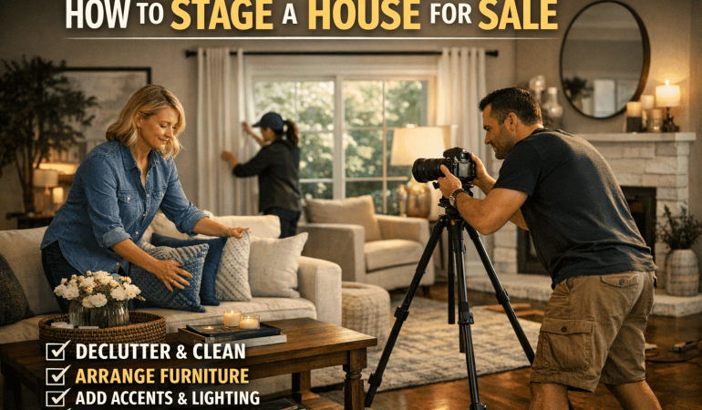 How to stage a house for sale