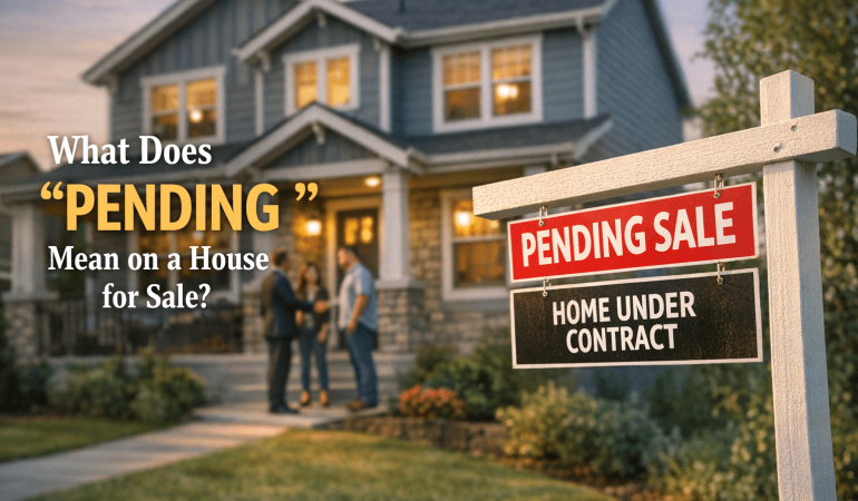 what does pending mean on a home for sale