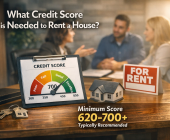 what credit score is needed to rent a house