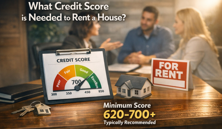 what credit score is needed to rent a house