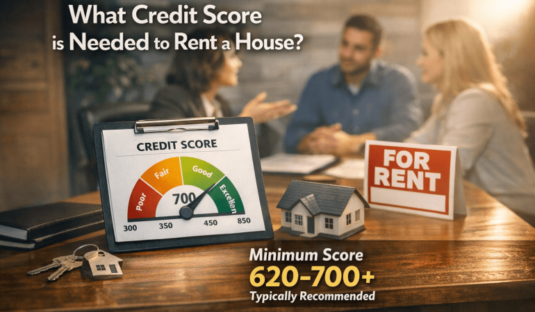 what credit score is needed to rent a house