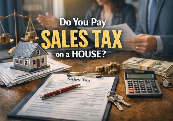 do you pay sales tax on a house
