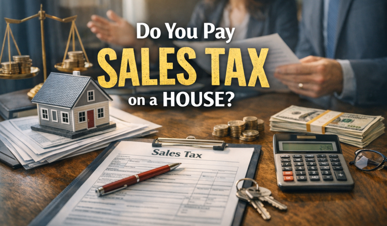 do you pay sales tax on a house