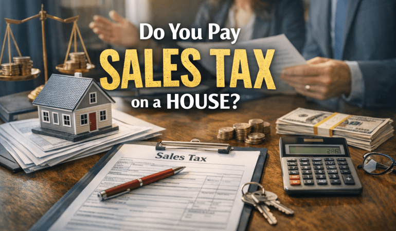 do you pay sales tax on a house