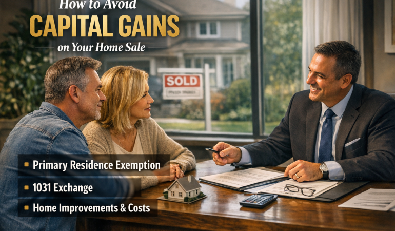 how to avoid capital gains on house sale