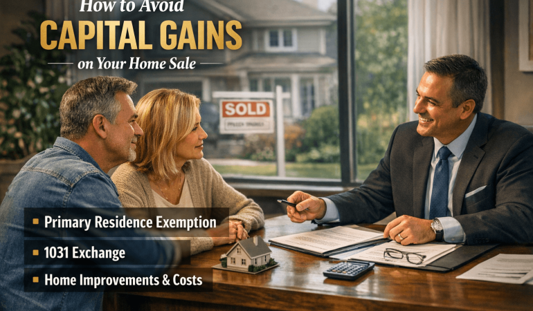 how to avoid capital gains on house sale