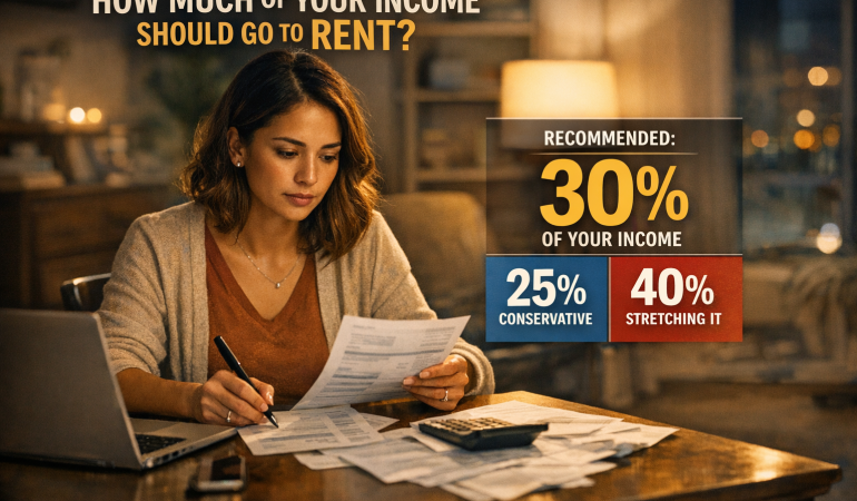 what percentage of income should go to rent