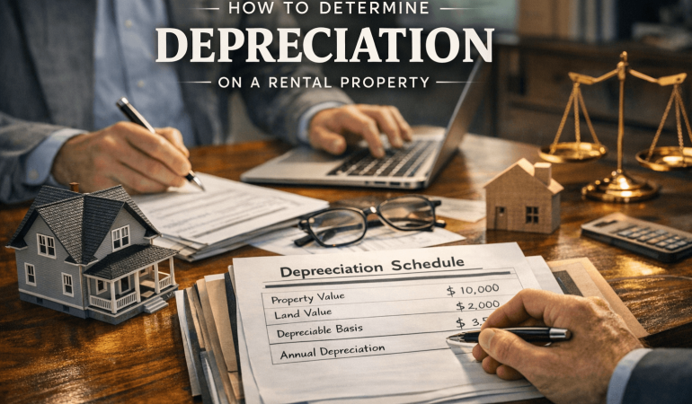 how do you determine depreciation on a rental property