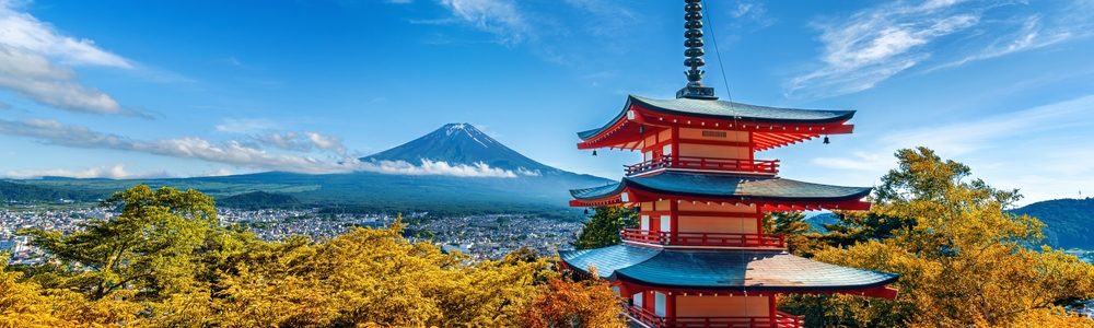Chureito,Pagoda,And,Fuji,Mountain,In,Autumn,,Japan.